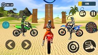 Extreme Motocross beach Bike Stunt Driving #6 - Motorbike Racing Best Bike game Android Gameplay