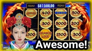 Wow! We Won Many Impressive Jackpots with a High Bet on Dragon LInk slot