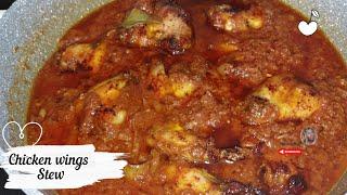 How To Make perfect chicken wings stew recipe -tomatoes stew