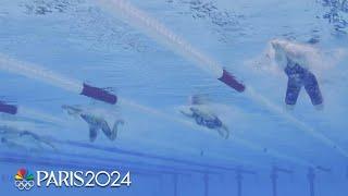 Underwater cam: Team USA's world record in women's medley relay | Paris Olympics | NBC Sports