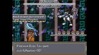 Pokemon Empyrean: vs Tau and his Mewtwo boss