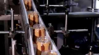 Pacific Packaging - Volumetric Rotary 6-Station Filling Machine for Peanut Butter and Jelly, Swirls