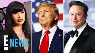 Elon Musk, Cardi B & More Stars React to Donald Trump, Kamala Harris Election Results | E! News