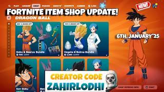 Dragon Ball Bundle Is Back! Fortnite Item Shop Update [6th January, 2025] (CH6 S1)