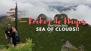 Cog railway Montreux to Rochers de Naye | Switzerland | We are above the clouds!!!  ️