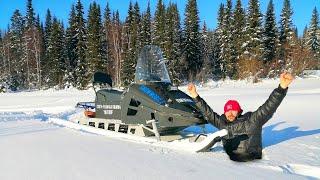 САМОДЕЛЬНЫЙ СНЕГОХОД СМ-002 В ПУХЛЯКЕ. НАСТОЯЩИЙ ПРОХОДИМЕЦ. ОБЗОР СНЕГОХОДА. РЕСПУБЛИКА КОМИ.