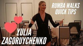 Yulia Zagoruychenko | How to dance Rumba Walks | Ballroom latin