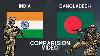 India vs Bangladesh Military Power Comparison 2024 | Bangladesh Army vs India Army Latest