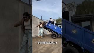 Electric semitrailer#Heavy-loaded tricycle# Sannong#dumping #