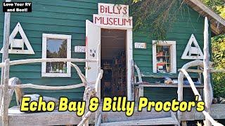 Echo Bay Marina & Visit to Billy Proctor"s Museum - BC Coast Boating August 2024