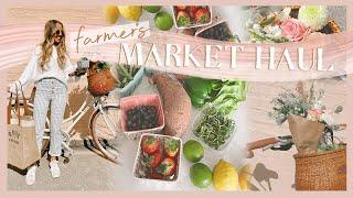 FARMER'S MARKET vs. GROCERY STORE HAUL | comparing the price & quality of the produce! 