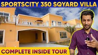 Sportscity Villa Complete Inside Tour || 350 Sqyard Villa || Bahria Town Karachi