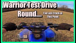 Yamaha Warrior 350 Test Drive With Fresh Gas And New Timing Chain