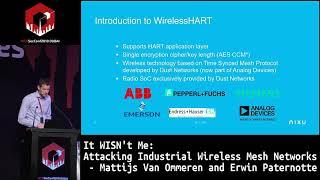 #HITB2018DXB D2T1: Attacking Industrial Wireless Mesh Networks - M. Van Ommeren and Erwin Paternotte