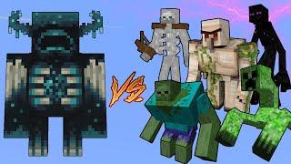 Warden Vs. Mutant Monsters in Minecraft