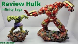 Review Hulk + Hulkbuster Infinity Saga Iron Studios