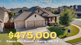 Santa Rita Ranch Home Tour in Liberty Hill, Texas!