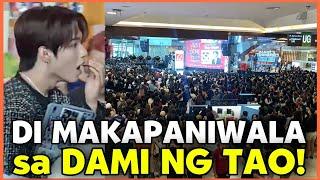 AHOF 아홉 JL GASPAR SHOCKED at HOW HUGE the CROWD waiting for him at his THANKSGIVING FANSIGN EVENT!