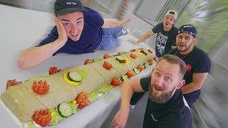 Fed Hi5 Studios With A 100 Pound Burrito!