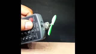 Tv remote controlled DC MOTOR FAN / simple electronics science project