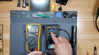 Multimeter vs ESR meter reading capacitors