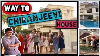 Way to chiranjeevi house|Chiranjeevi house tour|chiranjeevi new house videos|mega star intiki daredi