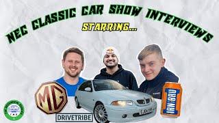 We interview DriveTribe's Mike Fernie at the NEC Classic Car Show!