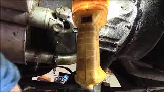 How to remove a classic Mustang 8 inch rear differential, part 1, DIY Ford differential removal