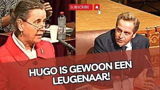 PVV'er Faber wijst op de LEUGENS van Hugo de Jonge! Hugo reageert geïrriteerd!