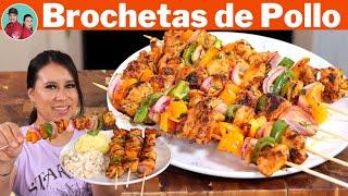 Las Brochetas De Pollo Con Vegetales mas Sabrosas que puedes hacer en Casa | Sera Tu Receta Favorita