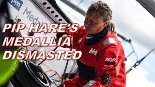 Pip Hare's Medallia dismasted in the Vendée Globe