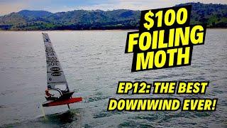 The Best Downwind of my Life! Taking my $100 Foiling Moth to Sail Country 2024!