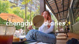 24 hours in chengdu  solo trip, sichuan street food  tea house, ear cleaning, weekend markets 