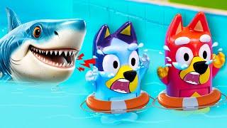 Blueyyyy Stop! You‘re ruining everything | Lesson For Kids | Pretend Play With Bluey Toys