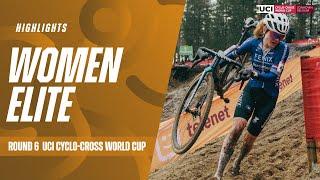 Zonhoven - Women Elite Highlights | 2024/25 UCI Cyclo-cross World Cup