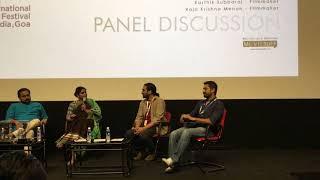 [IFFI 2017] Director Bhaskar Hazarika in a panel discussion ['Young filmmakers of India]