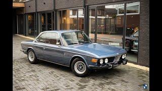 1972 E9 BMW 3.0 CSi in Baikal Blue over Black leather - Oldenzaal Classics