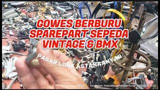 Gowes Berburu Sparepart Sepeda Vintage & BMX  di pasar loak Astanaanyar Kota Bandung