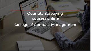 Quantity Surveying courses online