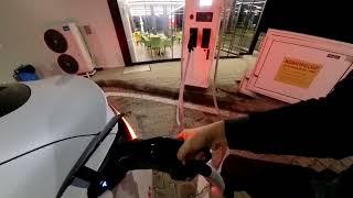 ️ Am testat pe Tesla funcția Autocharge de la Eldrive România la o stație Eldrive din Bulgaria