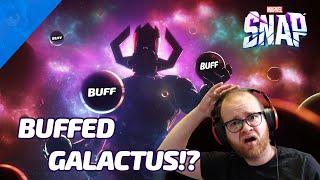 I can't believe they buffed Galactus - Marvel SNAP Card Changes Review