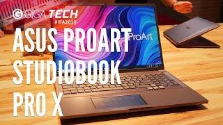 ASUS PROART STUDIOBOOK PRO X im HANDS-ON (deutsch): Laptop für Kreativschaffende – GIGA.DE