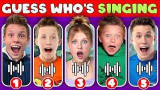 Guess The SONG Ninja Kidz TV  (Prince Family, Kinigra Deon, FamousTubeFamily)