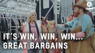 Keith Lemon and Gaby Roslin shop for clothes with Oxfam | Oxfam GB