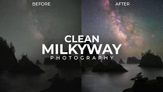 My Go-To Techniques For CLEAN Milky Way Photography (Stacking, Hot Pixel Removal & More)