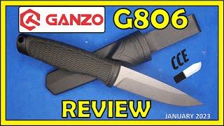 FULL Review of the Ganzo G806 - VERY LOW BUDGET Fixed Blade Knife