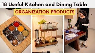 18 Useful Dining and Kitchen Organization Products | Kitchen Countertop Organizing Ideas