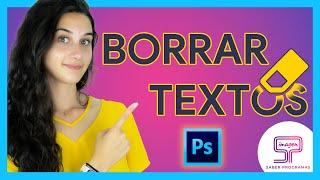  QUITAR TEXTO de una IMAGEN con Photoshop