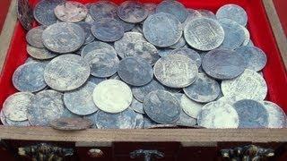 Unbelievable Discovery: Massive Silver Treasure Unearthed While Metal Detecting!