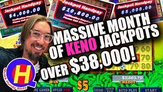 Non-Stop KENO Jackpots! Over $38K! May 2024 Recap